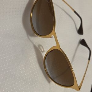 Ray-Ban Gold Frame Sunglasses